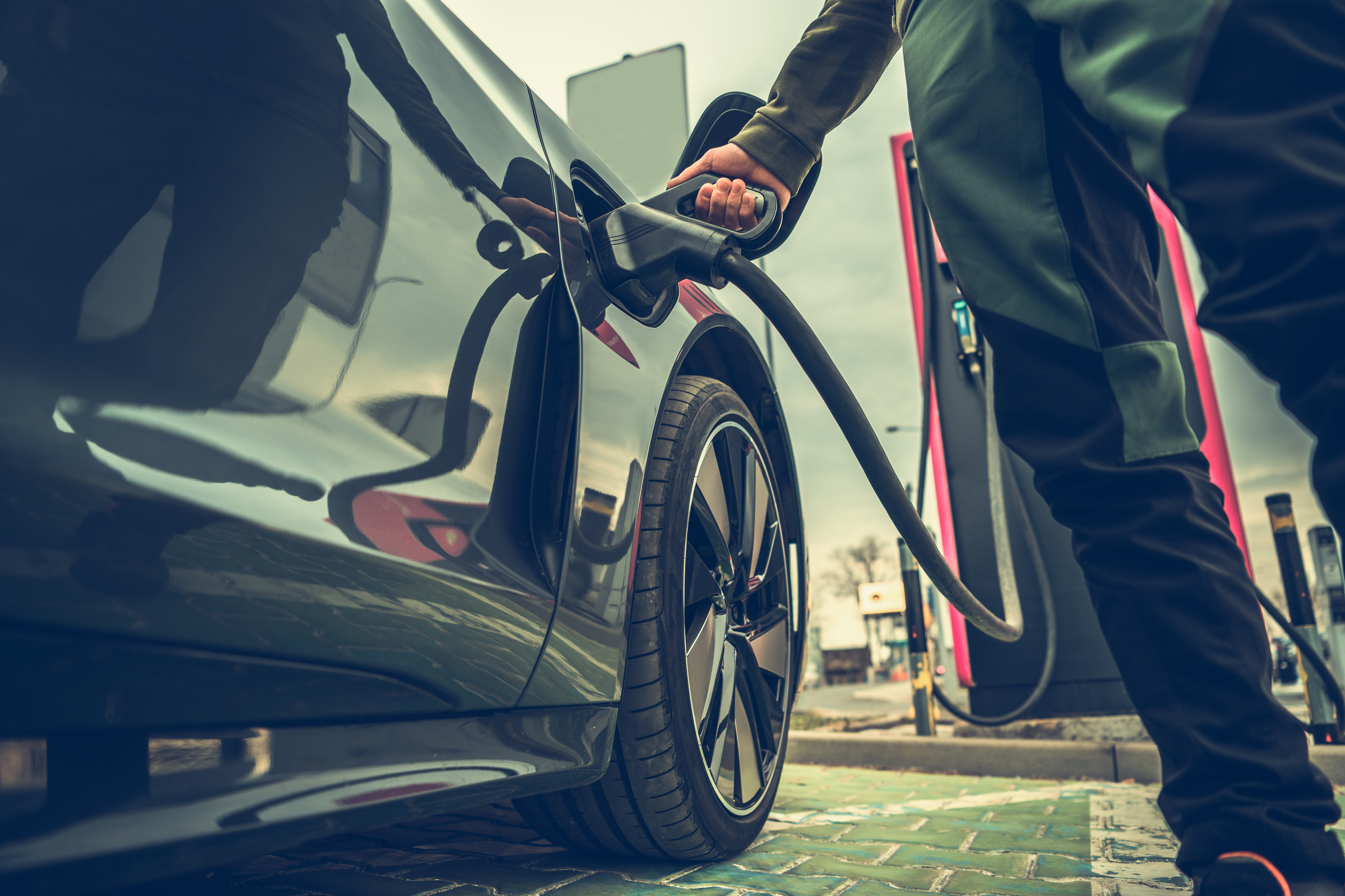 Professional EV charging station